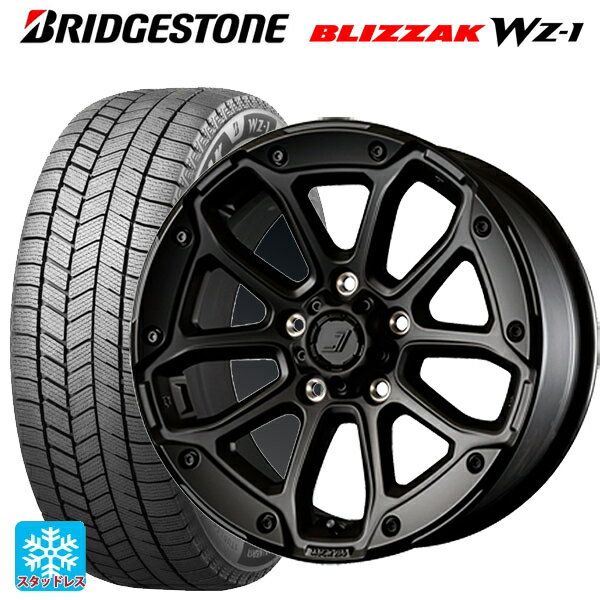 トヨタ プリウス(60系)用 2025年製 195/60R17 90Q ブリヂストン ブリザック WZ1 正規品 # ジェップセン MJCR216 ステルスブラック 新品スタッドレスタイヤホイール 4本セット