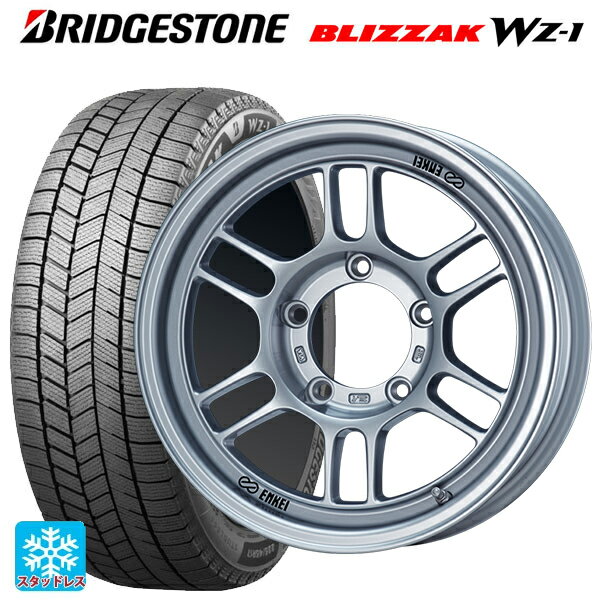 スズキ ジムニー(64系)用 215/70R16 100Q ブリヂストン ブリザック WZ1 正規品 # エンケイ オールロード RPT1 スパークルシルバー 新品スタッドレスタイヤホイール 4本セット