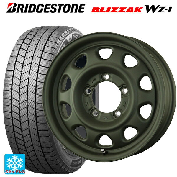 2025年製 175/80R16 91Q ブリヂストン ブリザック WZ1 正規品 # トピー ランドフット SWZ OD 16-5.5J 国産車用 スタッドレスタイヤホイール4本セット