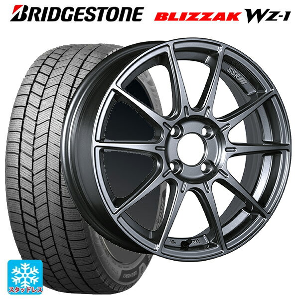 2025年製 195/45R17 81Q ブリヂストン ブリザック WZ1 正規品 # タナベ SSR GT X01 ダークシルバー 17-7J 国産車用 スタッドレスタイヤホイール4本セット