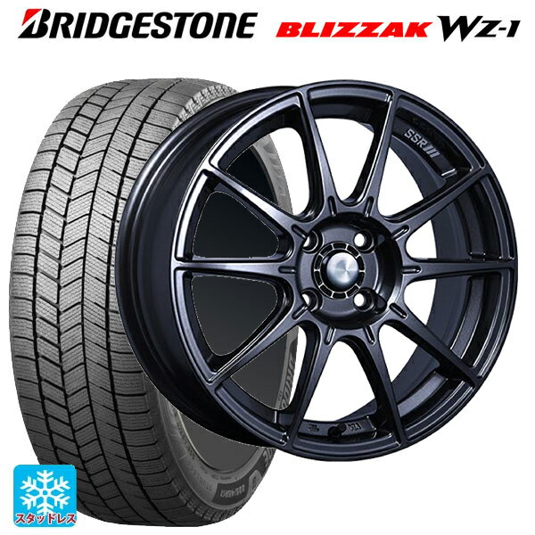 2025年製 175/55R15 77Q ブリヂストン ブリザック WZ1 正規品 # タナベ SSR GT X01 R スペック ダークガンメタ 15-6J 国産車用 スタッドレスタイヤホイール4本セット