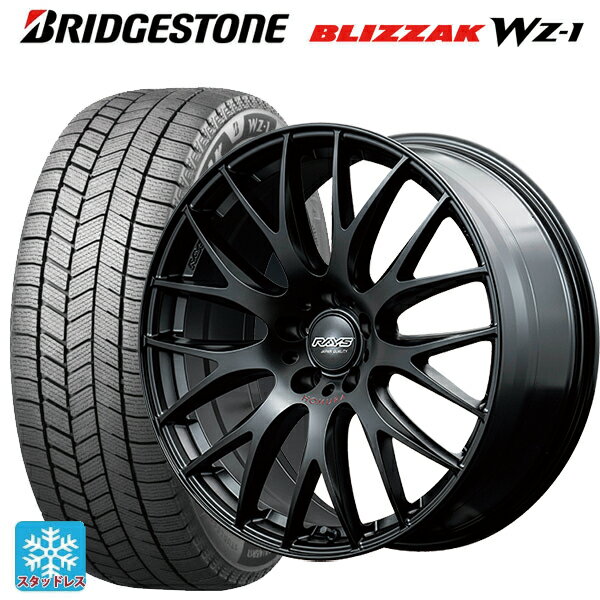 【10/17 23:59迄　最大3万円OFFクーポン】トヨタ プリウス(60系)用 225/45R19 96Q XL ブリヂストン ブリザック WZ1 正規品 # レイズ ホムラ 2X9 プラス スポーツエディション B7J 新品スタッドレスタイヤホイール 4本セット