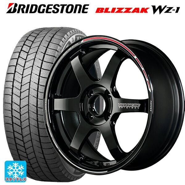 2025年製 175/55R15 77Q ブリヂストン ブリザック WZ1 正規品 # レイズ ボルクレーシング TE37ソニック タイムアタックエディション KR 15-5.5J 国産車用 スタッドレスタイヤホイール4本セット