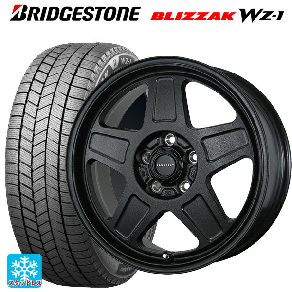 トヨタ プリウス(60系)用 2025年製 195/60R17 90Q ブリヂストン ブリザック WZ1 正規品 # トピー ランドフット GWD R/B 新品スタッドレスタイヤホイール 4本セット