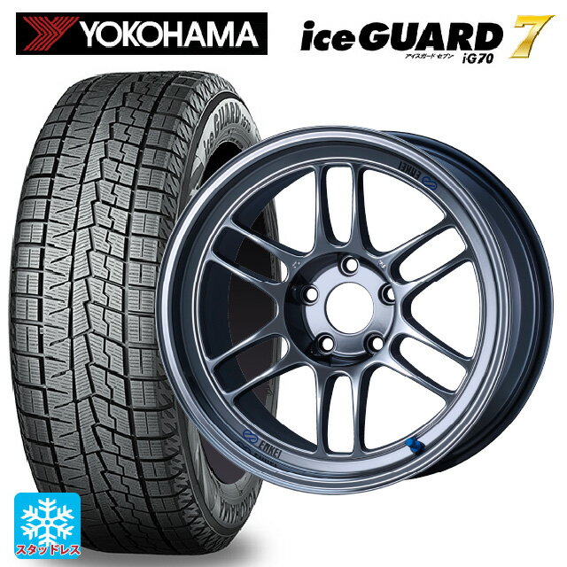 2024年製 225/55R17 97Q ヨコハマ アイスガード7(IG70) エンケイ レーシング RPF1 SBC 17-7.5J 国産車用 スタッドレスタイヤホイール4本セット