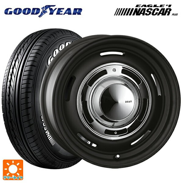 プジョー リフター()用 215/65R16 109/107R グッドイヤー イーグル ナンバー1 ナスカープラス ホワイトレター クリムソン ディーン クロスカントリー マットブラック 新品サマータイヤホイール 4本セット