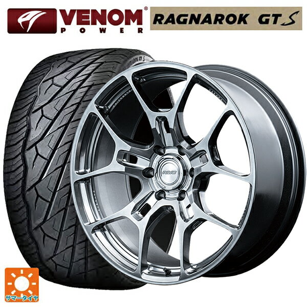 トヨタ ヴェルファイア(40系)用 255/30R22 95W XL ヴェノムパワー ラグナロク GTS ブラックレター レイズ ボルクレーシング G025GC SI 新品サマータイヤホイール 4本セット
