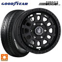 195/80R15 107/105N グッドイヤー イーグル ナンバー1 ナスカープラス ホワイトレター 阿部商会 ラ・ストラーダ ディスカバー WB 15-6J 国産車用 サマータイヤホイール4本セット