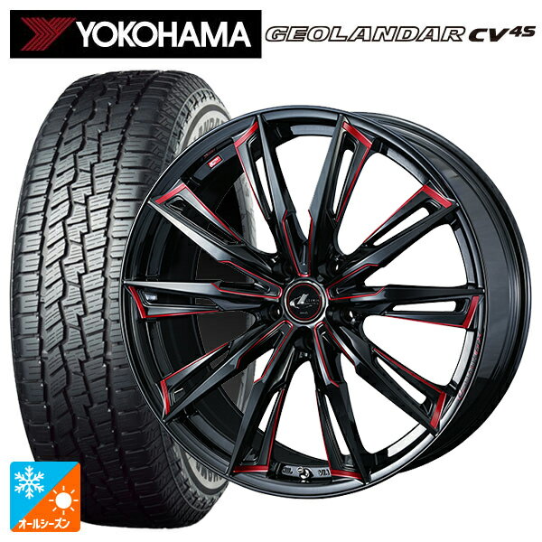 スバル フォレスター(SL系)用 225/55R18 98V ヨコハマ ジオランダー CV 4S G061 正規品 ウェッズ レオ..