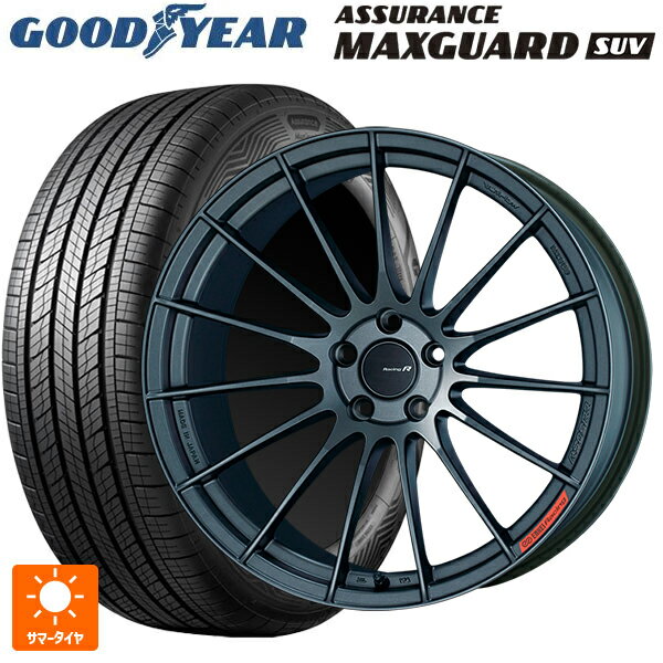 スバル フォレスター(SL系)用 235/50R19 99V グッドイヤー アシュアランス マックスガード SUV エンケイ レーシングレボリューション RS05RR マットダークガンメタリック 新品サマータイヤホイール 4本セット