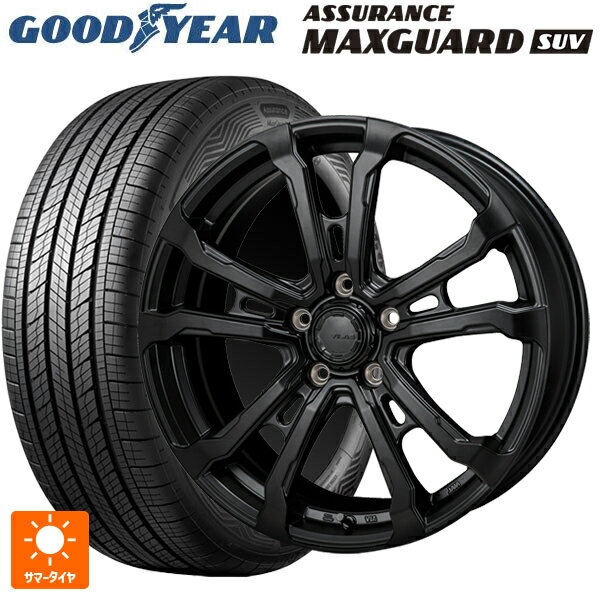 ホンダ ZR-V(RZ4)用 215/60R17 96H グッドイヤー アシュアランス マックスガード SUV ジャパン三陽 ハイブロック ヴィラス サテンブラック 新品サマータイヤホイール 4本セット