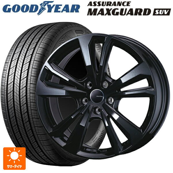フォルクスワーゲン ティグアン(CT系)用 225/60R17 99V グッドイヤー アシュアランス マックスガード SUV ティーエーエス スマートライン 365 ブラック 新品サマータイヤホイール 4本セット