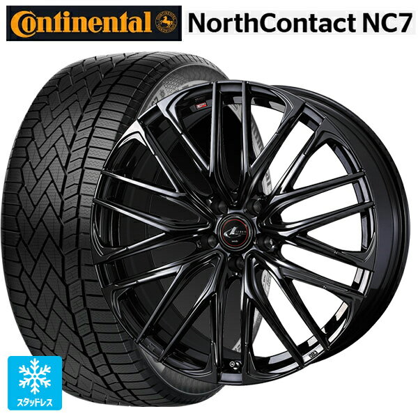 235/55R19 105T XL コンチネンタル ノースコンタクトNC7 正規品 ウェッズ レオニス SK HYPER BMC 19-8J 国産車用 スタッドレスタイヤホイール4本セット