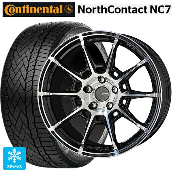 235/55R19 105T XL コンチネンタル ノースコンタクトNC7 正規品 共豊 ガレルナ レフィーノ made by エンケイ BP 19-8J 国産車用 スタッドレスタイヤホイール4本セット