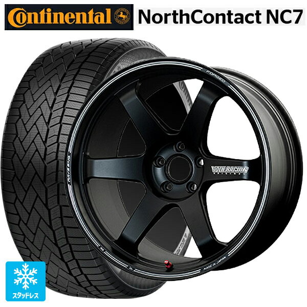 245/50R19 105T XL コンチネンタル ノースコンタクトNC7 正規品 レイズ ボルクレーシング TE37ウルトラ トラックエディション2 BC 19-8.5J 国産車用 スタッドレスタイヤホイール4本セット