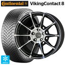 マツダ CX-80(KL5/KL3系)用 235/60R18 107T XL コンチネンタル コンチバイキングコンタクト8 正規品 共豊 ガレルナ レフィーノ made by エンケイ BP 新品スタッドレスタイヤホイール 4本セット