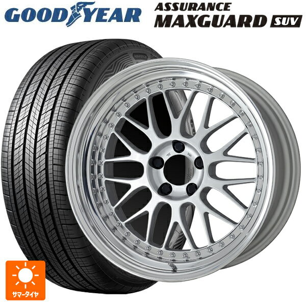 スバル フォレスター(SL系)用 235/50R19 99V グッドイヤー アシュアランス マックスガード SUV ワーク マイスター M1 3ピース SIL 新品サマータイヤホイール 4本セット