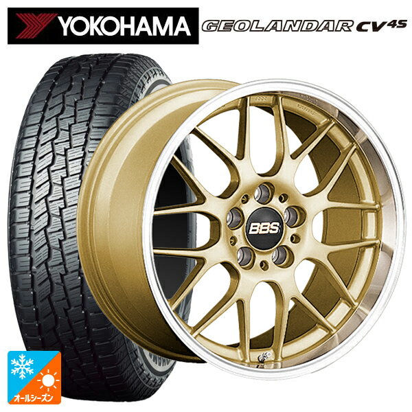 トヨタ アルファード(30系)用 225/60R17 99V ヨコハマ ジオランダー CV 4S G061 正規品 BBS RG-R GLD ..