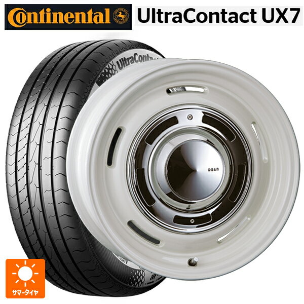 プジョー リフター()用 215/65R16 98H コンチネンタル ウルトラコンタクト UX7 正規品 クリムソン ディーン クロスカントリー マーガレットホワイト 新品サマータイヤホイール 4本セット