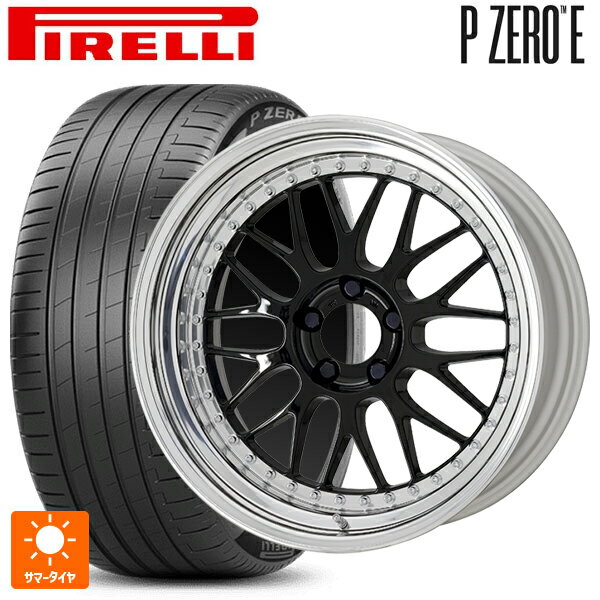 レクサス LBX(10系)用 235/50R19 103V XL ピレリ PZERO E ワーク マイスター M1 3ピース BLK 新品サマータイヤホイール 4本セット
