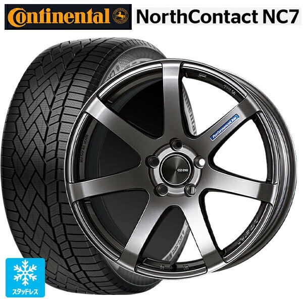 ホンダ ZR-V(RZ4)用 225/60R17 99T コンチネンタル ノースコンタクトNC7 正規品 エンケイ パフォーマンスライン PF07 DS 新品スタッドレスタイヤホイール 4本セット