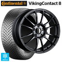 225/55R18 102H XL コンチネンタル コンチバイキングコンタクト8 正規品 タナベ SSR GT X04 ダークガンメタ 18-7.5J 国産車用 スタッドレスタイヤホイール4本セット