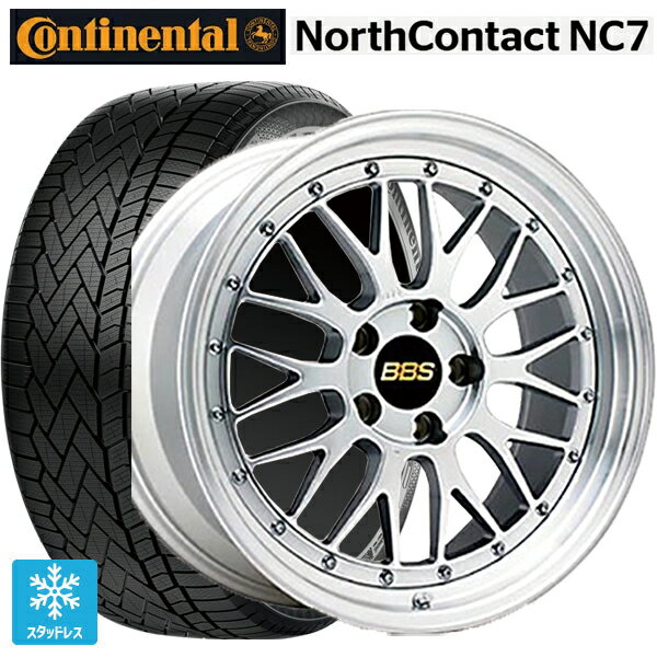 235/55R19 105T XL コンチネンタル ノースコンタクトNC7 正規品 BBS LM DS-SLD 19-8.5J 国産車用 スタッドレスタイヤホイール4本セット