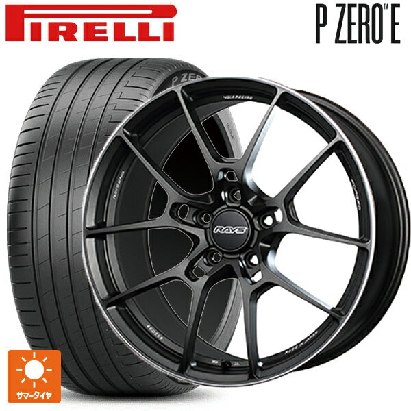 ミツビシ アウトランダーPHEV(5LA GNOW)用 255/45R20 105Y XL ピレリ PZERO E レイズ ボルクレーシング G025 MK 新品サマータイヤホイール 4本セット
