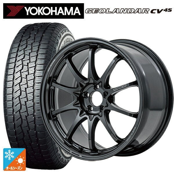 225/60R18 104V XL ヨコハマ ジオランダー CV 4S G061 正規品 レイズ ボルクレーシング CE28N プラス MM 18-7.5J 国産車用 オールシーズンタイヤホイール4本セット
