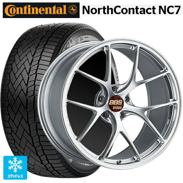 235/55R19 105T XL コンチネンタル ノースコンタクトNC7 正規品 BBS RI-D DS 19-8.5J 国産車用 スタッドレスタイヤホイール4本セット