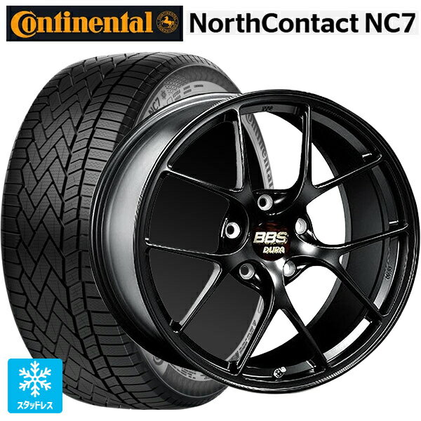 トヨタ RAV4(50系)用 235/55R19 105T XL コンチネンタル ノースコンタクトNC7 正規品 BBS RI-D MB 新品スタッドレスタイヤホイール 4本セット