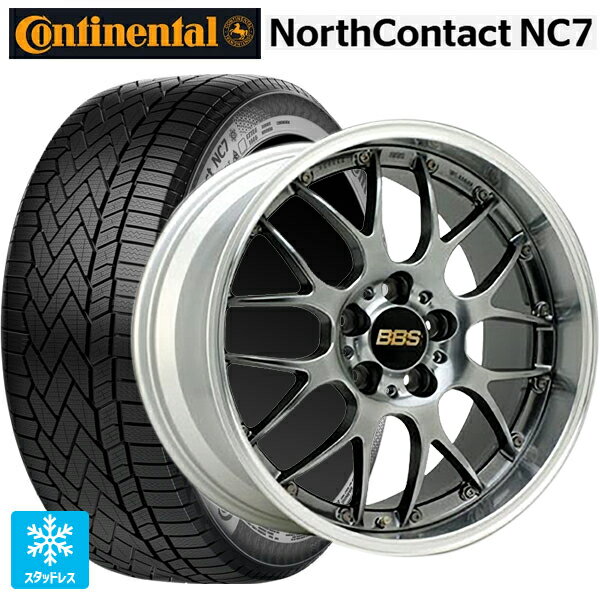 マツダ CX-80(KL5/KL3系)用 235/55R19 105T XL コンチネンタル ノースコンタクトNC7 正規品 BBS RS-GT DB-SLD 新品スタッドレスタイヤホイール 4本セット