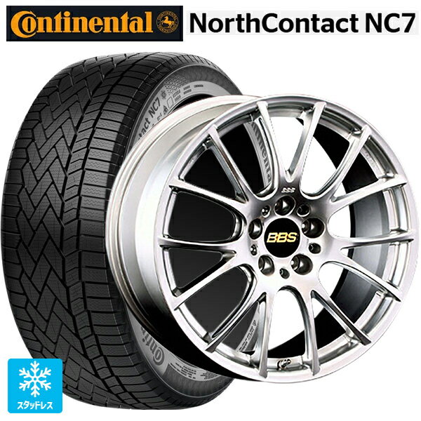 235/55R19 105T XL コンチネンタル ノースコンタクトNC7 正規品 BBS RE-V DS 19-8.5J 国産車用 スタッドレスタイヤホイール4本セット