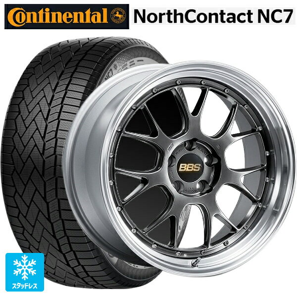 235/55R19 105T XL コンチネンタル ノースコンタクトNC7 正規品 BBS LM-R DB-SLD 19-8.5J 国産車用 スタッドレスタイヤホイール4本セット