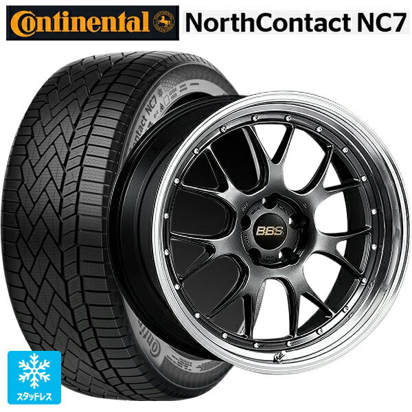 235/55R19 105T XL コンチネンタル ノースコンタクトNC7 正規品 BBS LM-R DB-BKBD 19-8.5J 国産車用 スタッドレスタイヤホイール4本セット