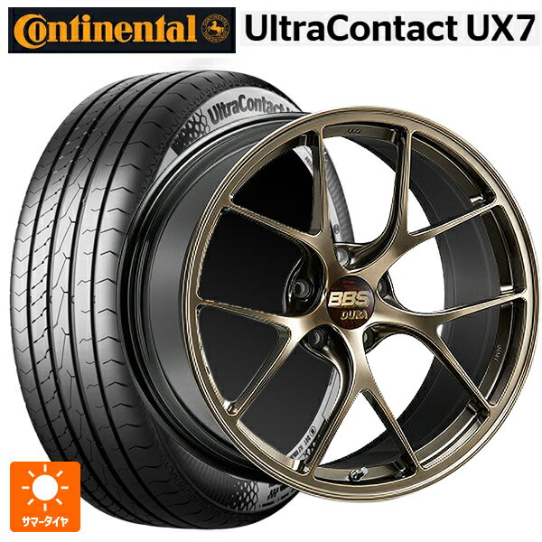 スバル フォレスター(SL系)用 235/50R19 99V コンチネンタル ウルトラコンタクト UX7 正規品 BBS RI-D DG 新品サマータイヤホイール 4本セット