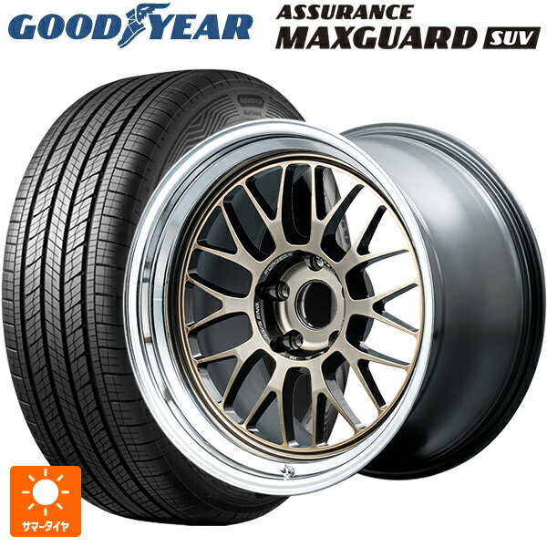 225/50R18 99W XL グッドイヤー アシュアランス マックスガード SUV レイズ ボルクレーシング 21A スペック-SR SR 18-8.5J 国産車用 サマータイヤホイール4本セット