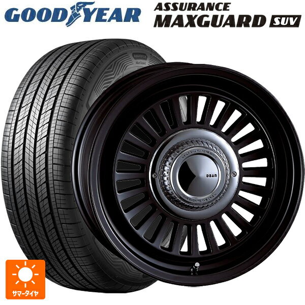 スズキ ジムニーシエラ(74系)用 215/70R16 100H グッドイヤー アシュアランス マックスガード SUV クリムソン ディーン カリフォルニア マットブラック 新品サマータイヤホイール 4本セット