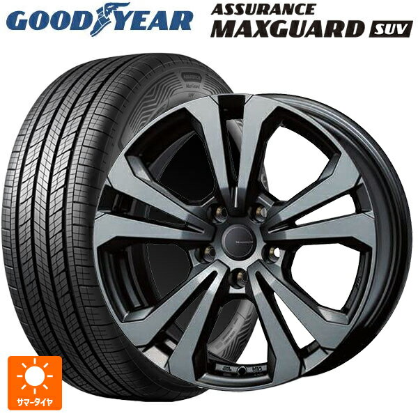フォルクスワーゲン ティグアン(CT系)用 215/70R16 100H グッドイヤー アシュアランス マックスガード SUV ティーエーエス アドバンスライン SV1 ガンメタリック 新品サマータイヤホイール 4本セット
