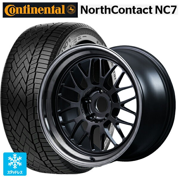 235/55R18 104T XL コンチネンタル ノースコンタクトNC7 正規品 レイズ ボルクレーシング 21A スペック PW PW 18-8.5J 国産車用 スタッドレスタイヤホイール4本セット