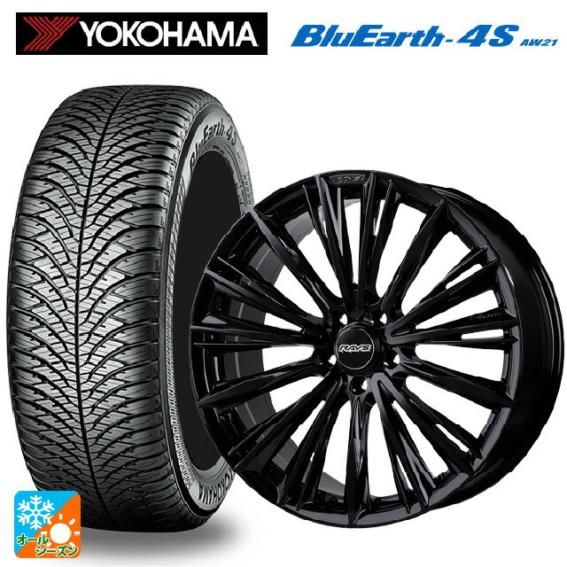 レクサス LM(TAWH15W)用 225/55R19 99V ヨコハマ ブルーアース4S AW21 レイズ ベルサス クラフトコレク..