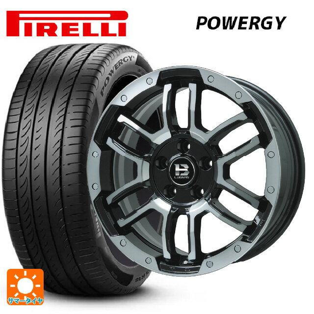 【6/22 20時〜 全品P5倍＆クーポン】205/60R16 92V ピレリ パワジー 正規品 ビックウェイ ビーラグナス エフアールディー ブラックポリッシュ/ブラッククリア 16-6.5J 国産車用 サマータイヤホイール4本セット