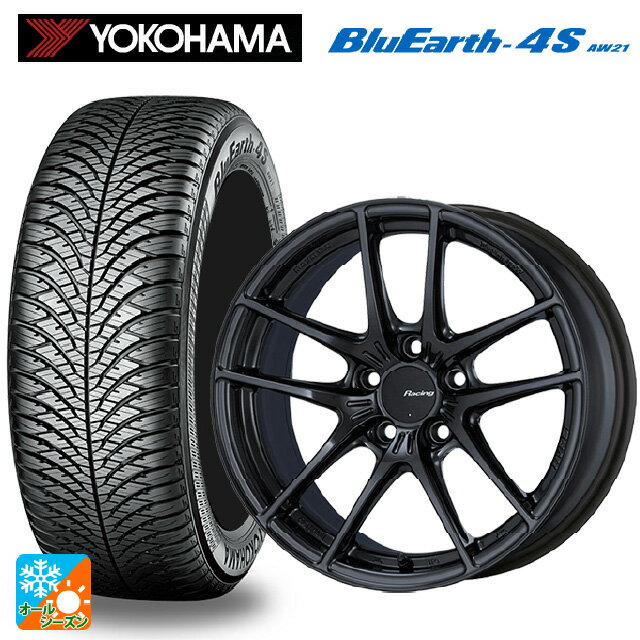215/45R18 93V XL ヨコハマ ブルーアース4S AW21 エンケイ レーシング NVR5 GM 18-8.5J 国産車用 オー..