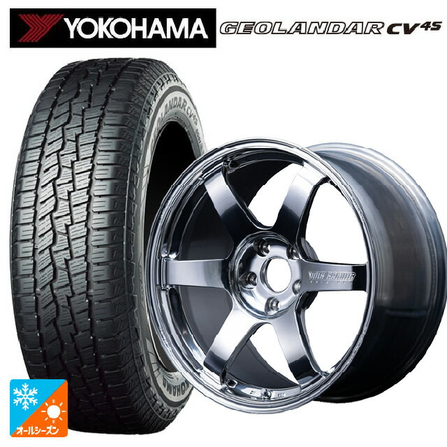 225/55R19 99V ヨコハマ ジオランダー CV 4S G061 正規品 レイズ ボルクレーシング TE37サーガ Sプラス..