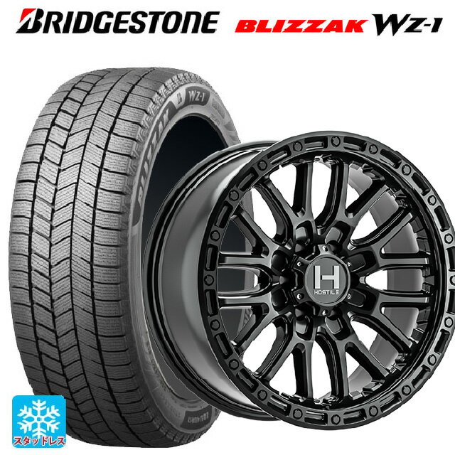 215/45R17 91Q XL ブリヂストン ブリザック WZ1 正規品 # トライスターインターナショナル H135 リッジクレスト アスファルト 17-8J 国産車用 スタッドレスタイヤホイール4本セット