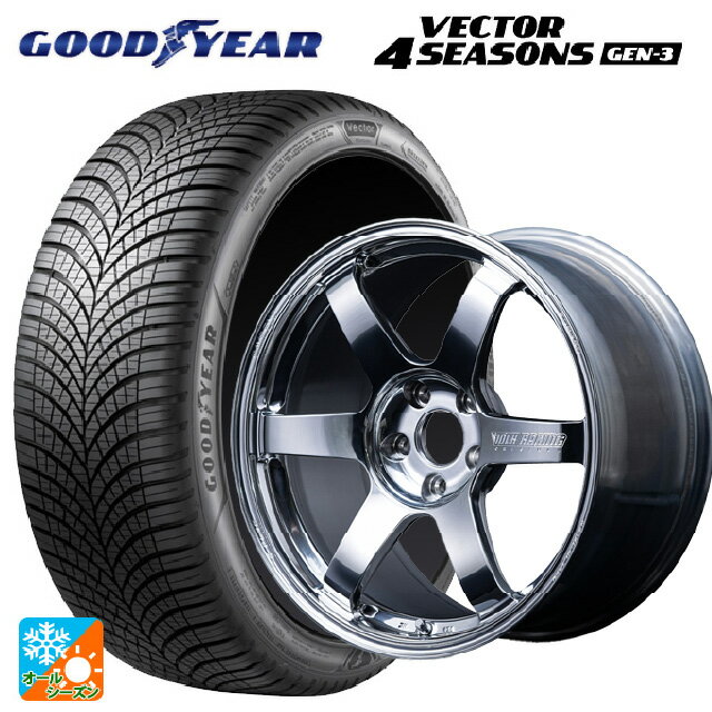 トヨタ アルファード(30系)用 245/40R19 98Y XL グッドイヤー ベクター4シーズンズ ジェン3 レイズ ボ..