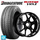 215/45R17 87Q ブリヂストン ブリザック VRX2 正規品 タナベ SSR GT X02 グロスブラック 17-7J 国産車用 スタッドレスタイヤホイール4本セット