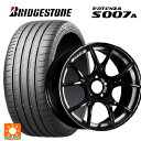 205/55R17 91Y ブリヂストン ポテンザ S007A 正規品 タナベ SSR GT X02 グロスブラック 17-7J 国産車用 サマータイヤホイール4本セット