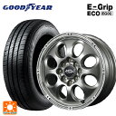 【10/27 10:59迄 全品P5倍&クーポン】185/70R14 88S グッドイヤー エフィシェントグリップ エコ EG02 エムアイディー MIDホイールブリッグ シルバー 14-5J 国産車用 サマータイヤホイール4本セット