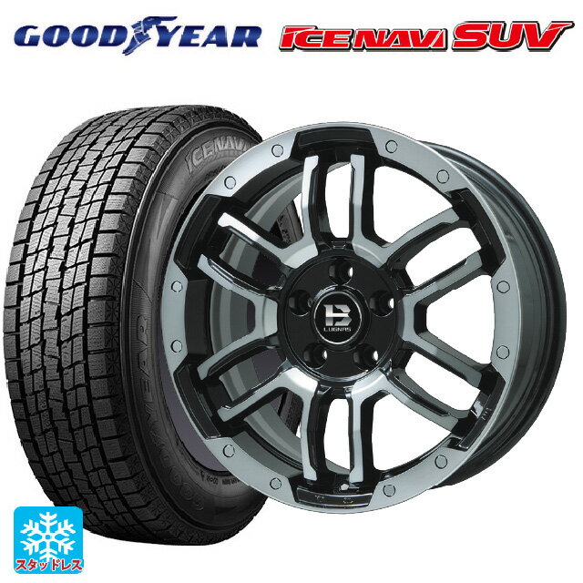 235/70R16 106Q グッドイヤー アイスナビ SUV ビックウェイ ビーラグナス エフアールディー ブラックポリッシュ/ブラッククリア 16-6.5J 国産車用 スタッドレスタイヤホイール4本セット